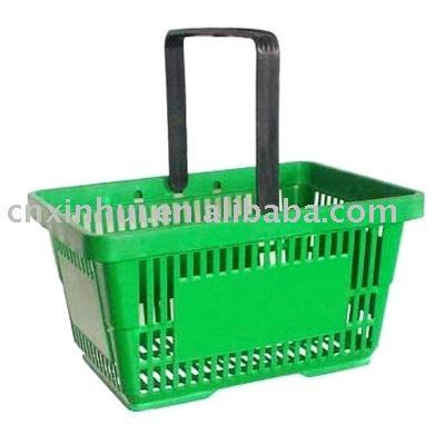 China PP plastic single handle shopping basket plastic handle basket for sale for sale