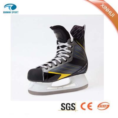 China 2015 New PU Style Fixed Size Skates, Classy and High Quality Ice Skating Shoes and Ice Hockey Skates for Rink for sale