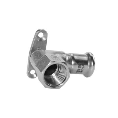 China Connect Pipes Excellent Quality 304 Stainless Steel Pads Type 90 Degree Elbow for sale