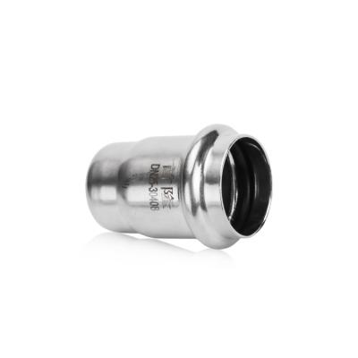 China Chinese Water Supply Products Wholesale Stainless Steel Pipe Fitting End Caps Pipe Connectors for sale