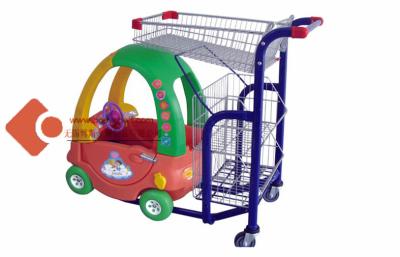 China Cold Wire Steel Childrens Shopping Cart Supermarket Shopping Trolley for sale