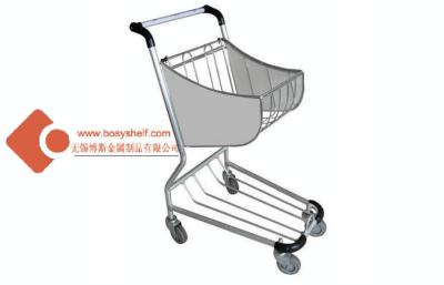 China Wire Metal Airline / Airport Baggage Trolley Hand Luggage Trolleys for sale