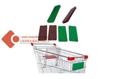 China plastic advertisement panel Shopping Trolley Spare Parts for sale