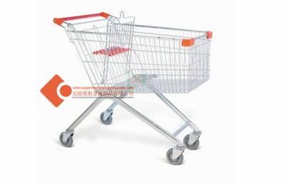 China 150L Chorme Shopping Trolleys / Shopping Carts Heavy duty for sale