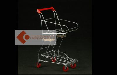 China European / American Large Double Basket Shopping Cart 50KG - 80KG for sale