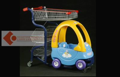 China Small Collapsible Kids Metal Shopping Carts / Trolley Car 50-80KG for sale