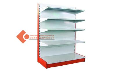 China Heavy duty Single side Wall shelving with powder coating for sale