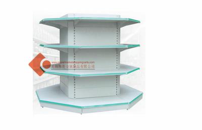 China Circle Round Laber Supermarket Shelves Display 0.7-1.5mm Thickness for sale