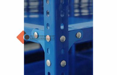 China Blue Warehouse / Store Heavy Duty Metal Shelving Racking System 1000-3000KG for sale