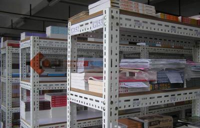 China Slotted Angle Heavy Duty Metal Shelving for sale