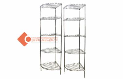 China Metal Wire Steel Shelving Corner Display Shelving For Supermarket for sale