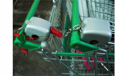 China Shopping trolley locks Shopping Trolley Spare Parts for sale