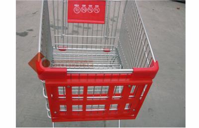 China red trolley front AD panel Shopping Trolley Spare Parts for sale