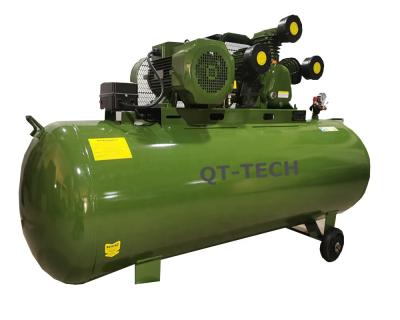 China W0.9/8 10HP 7.5KW piston lubricated air compressor 500 liter tank belt drive air compressor for sale