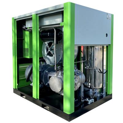 China Oil Free Screw Air Compressor 37KW 8bar13bar 16bar Oilless Screw Air Compressor Oil Free Medical Use for sale