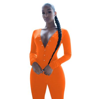 China Fashion Anti-wrinkle Long Bodycon Jumpsuits Women One Piece Wholesale Stitchy Rompers 2020 Overalls And Rompers For Women for sale