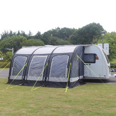 China Straight Tying Type 390 Air Waterproof Inflatable Inflatable Caravan Veranda Tent Side Camper Van Room for sale