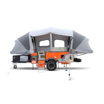 China Car Accessories Outdoor Camping Tent Trailer Canvas Roof Air Trailer Straight Bracing Type Offroad Tent No Trailer Included for sale