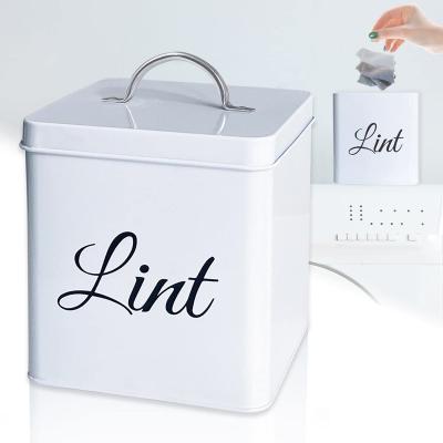 China Sustainable Farm Customize Metal Fiber Bin With Lid For Laundry Decor And Accessories for sale