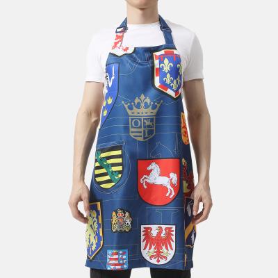 China Olin designer apron household kitchen waterproof and oil proof protective coverall fashionable men and women A02 for sale