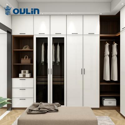 China (Size) new modern hot selling adjustable wardrobe cabinet customization wardrobe for sale