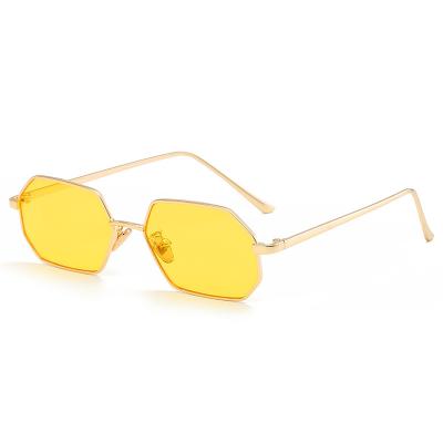 China High Quality Polygon Resin Ladies Vintage Glass Sun Glasses Women Fashion Sun Glasses High Quality Fashion Sunglasses 2021 for sale