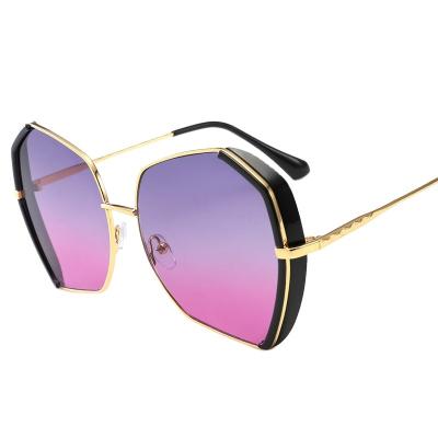 China Popular product trend personality irregular oversized sunglasses new European and American fashion sunglasses import for sale