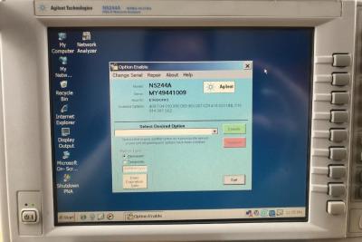 China Used High Accuracy Low Cost Vector Network Analyzer N5244A Test Equipment For Sell Te koop