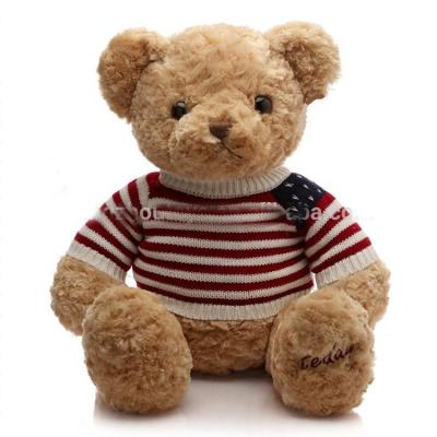 China Plush Customized Plush Stuffed Personalized Brand Teddy Bear T Shirts for sale