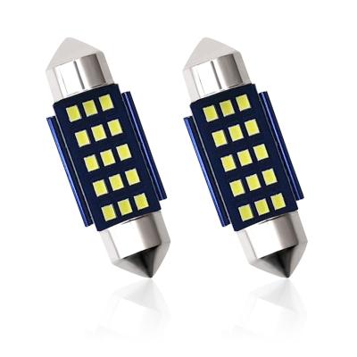 China Aluminum Car Interior Light 36mm LED Car Fancy Light 6428 6430 2016 15SMD for sale