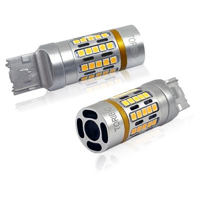 China High Quality Design Aluminum LED 1157 Fan 1156 7440 3157 Canbus 3030 45SMD Car Turn Signal Light for sale