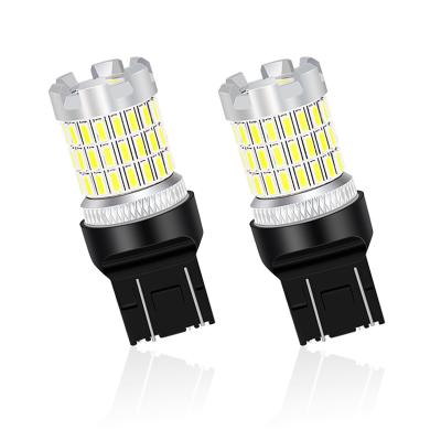 China Aviation Aluminum LED 7443 T20 Reversing Light W21/5W 1157 3157 Canbus 6000K Wide Voltage Car Light for sale