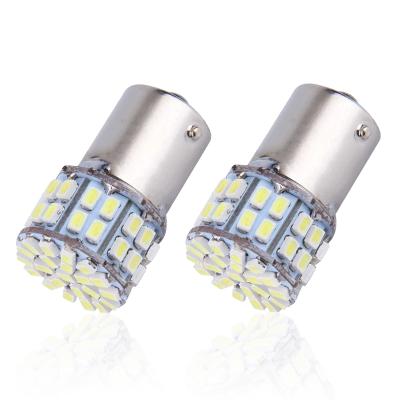 China Aluminum LED Car Strobe Light Bulb BA15S P21W S25 1156 800 Lumens 24V 1206 50SMD Car Flashing for sale