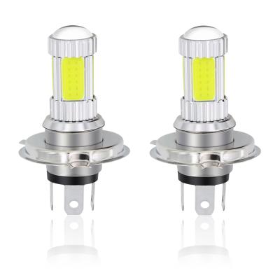 China Aluminum Motorcycle H4 LED Voltage AC10-30V 6000K Super Bright Wide Motorcycle Headlight for sale