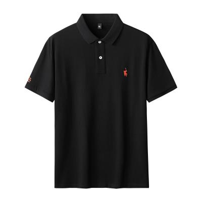 China Custom Anti-wrinkle embroidery logo polo ralphs laurens polo shirts men for sale