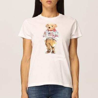 China Teddy Bear T-shirt Bear T-shirt Bear Polo Ralphs Laurens Shirt Anti-Wrinkle Print T-shirt Custom Women Shirts Custom Short Logo Graphics for sale