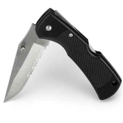 China ABS ZX-1027 Non-variable Handle Event Gifts OEM Military Knives Serrated Pocket Knife for sale