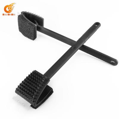 China Thermal Resistance Bq 3500 PP Cheap Handle 3 In 1 Barbecue Cleaning Grill Brush for sale