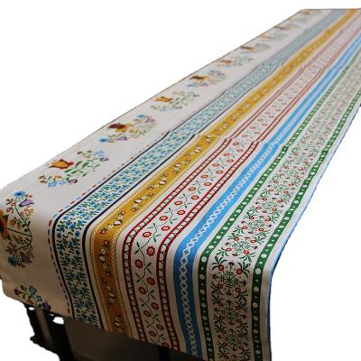 China Reliable Stripe Quality Christmas Table Runner / Table Runner Cotton Table Runner Wedding for sale