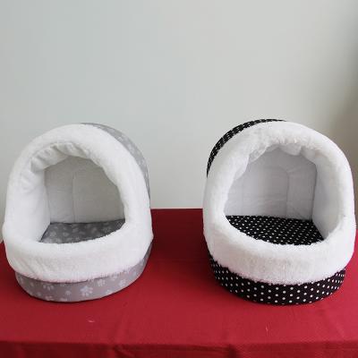 China Small Pet Windproof Bed Folding Shape House Footprint Kennel Villa Dog Cage Pet Supplies for sale