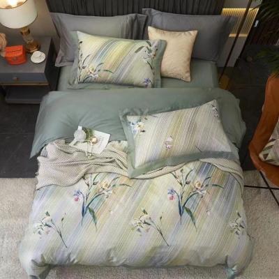 China Waterproof luxury bedding set cotton or new linen custom design printed bedding set for sale