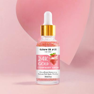 China Skin Revitalizer Revitalize and Brighten Pro-Youth Serum 24K Gold Strawberry Glow Antioxidant Skin Serum for sale