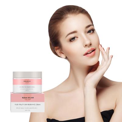 China Dermatological Brightening Moisturizer Hyaluronic Acid Aloe Vera Face Moisturizer Cream Private Label for sale