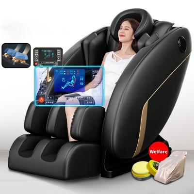 China 2022 Body Factory Direct Body Sensing Weightless SL Massage Durable Leather Kneading Chair for sale