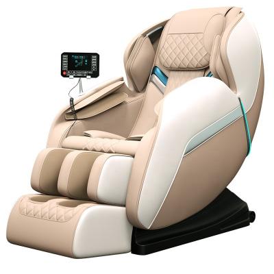 China New Design 8D Body Voice Control Big Difficulty Point Massage Pad LCD Massage Chair for sale