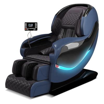 China Luxury Full Body Shiatsu Foot Spa 3D Music Track Body GUOHENG OEM Electronic Massage Chair SL for sale