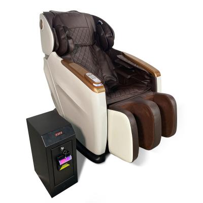 China guoheng 2021 Electric Shiatsu Bill Dollar Paper Money Body Coin Powered Airport Commercial Use Selling Massage Chair for sale