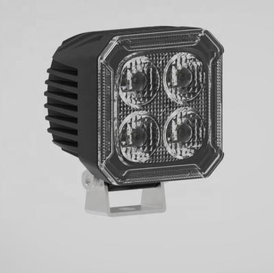 China Die-cast aluminum housing; PC Lens DT Connector Led 40W Square Auxiliary Work Light Light For Heavy Duty Agriculture Truck for sale