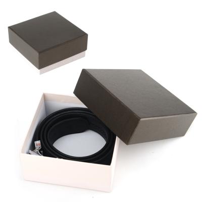 China Other Black Cardboard Paper Jewelry Box Lid Simplicity Bracelet Gift Box Earring Storage Packaging Case for sale