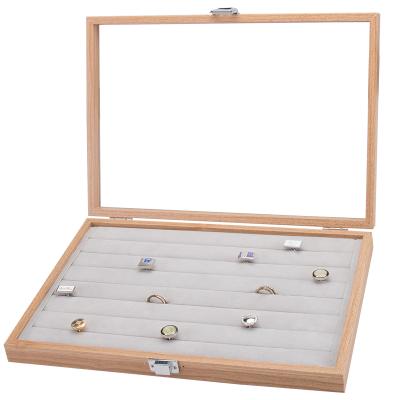 China Unique Wooden Jewelry Box And Jewelry Set Wooden Box For Ring And Earring Necklace Packaging Case for sale